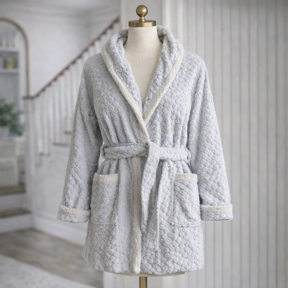Mr Roberts Terry Cloth Robe Made In Turkey One Size Vintage 70s